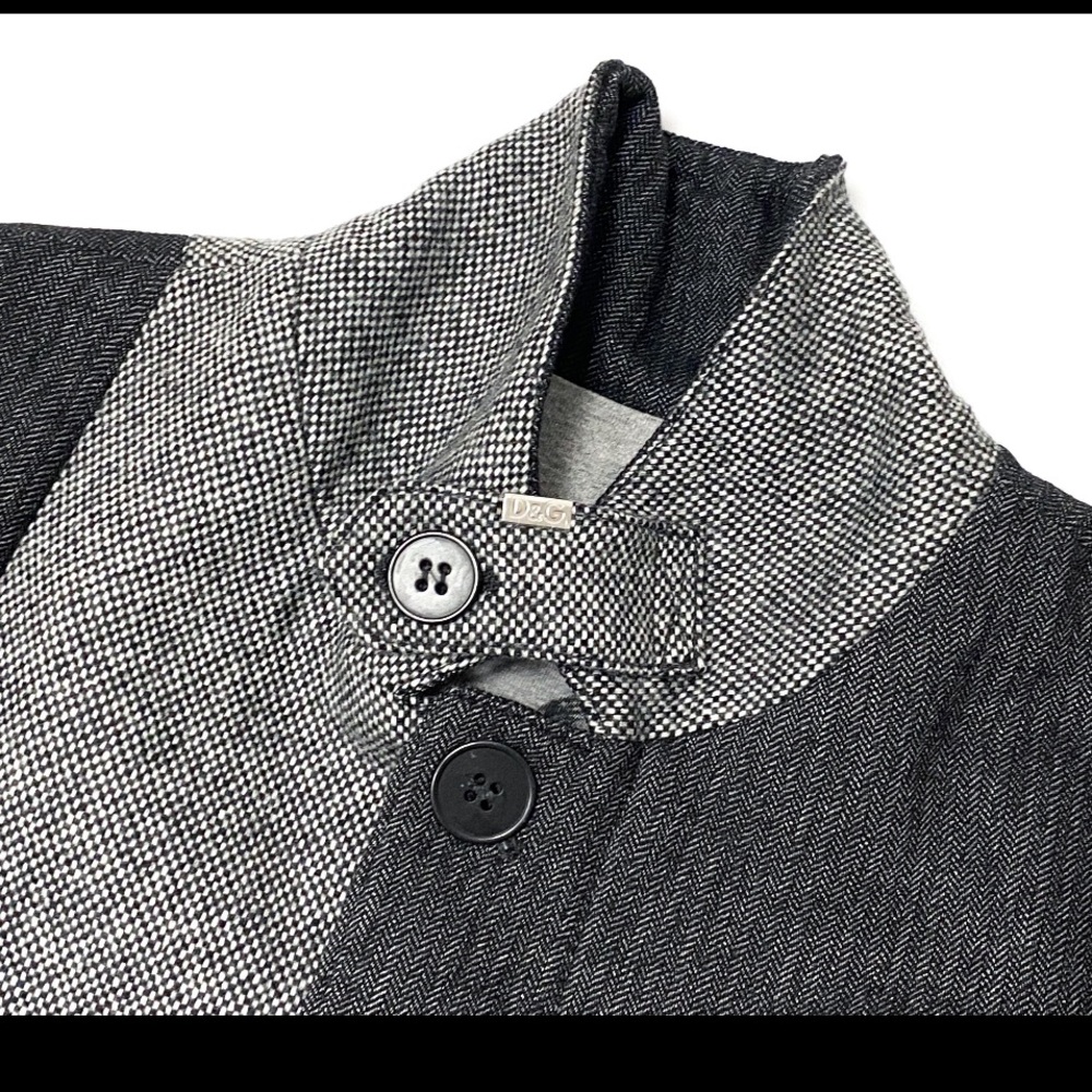 Dolce Gabbana Junior blazer, D&G wool jacket, Dolce and Gabbana patchwork - Picture 13 of 13
